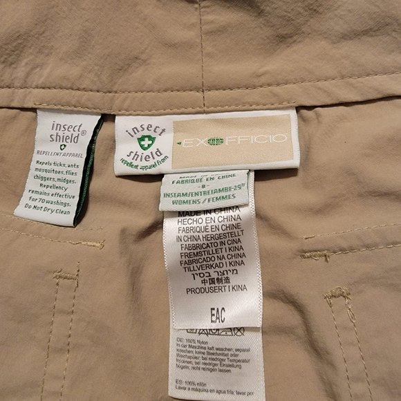 Womens ExOfficio SolCool BugsAway Ampario Convertible Pants Size 8 NWT - Picture 4 of 6